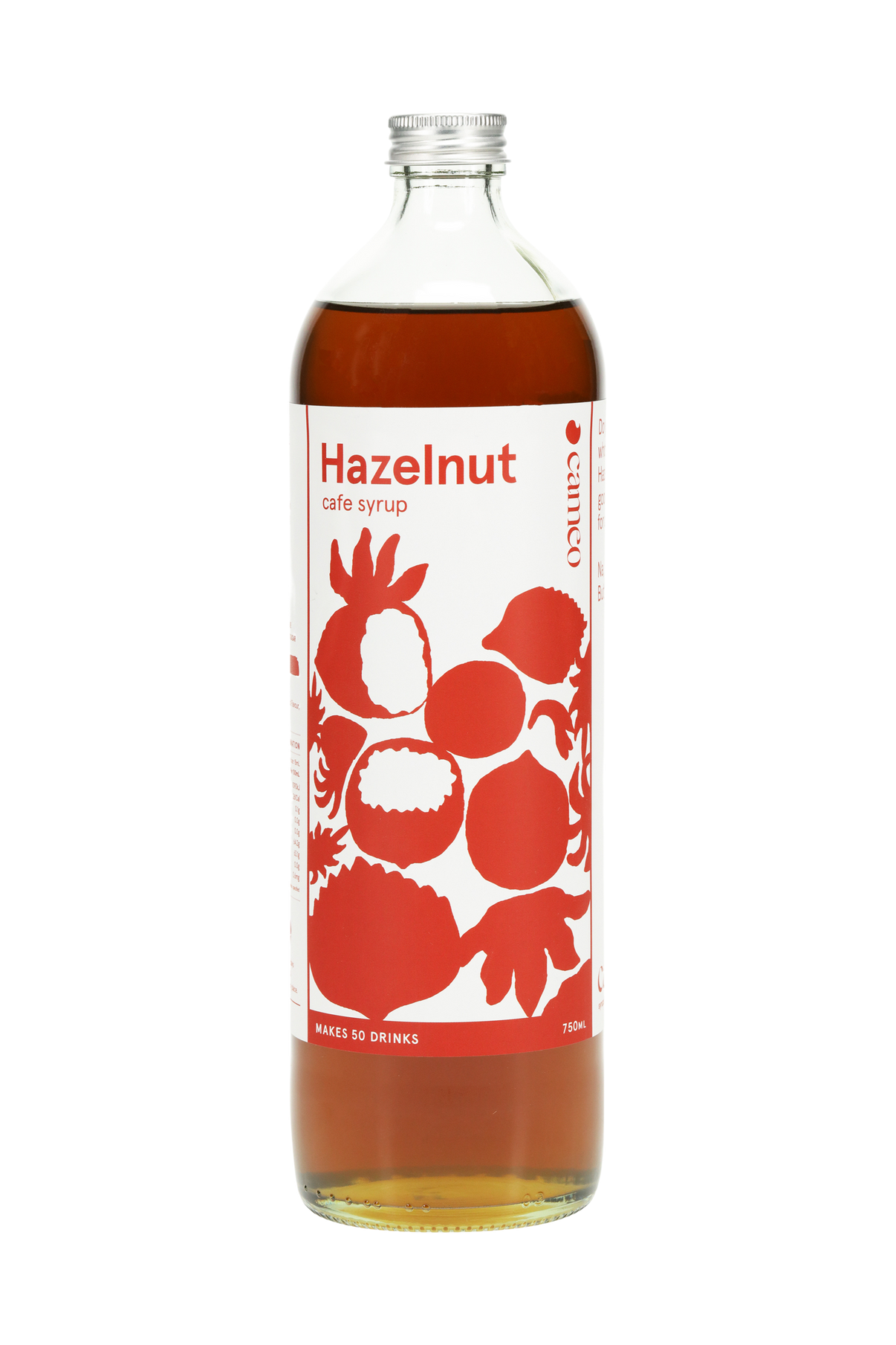 Hazelnut Coffee Syrup Cameo Cafe Syrups NZ